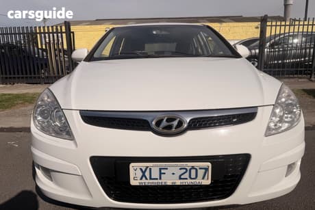 White 2009 Hyundai I30 Hatchback Sr