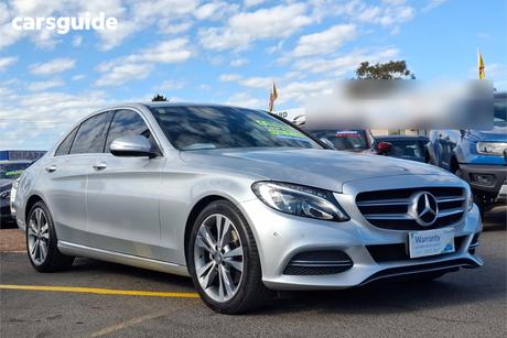 Silver 2015 Mercedes-Benz C200 Sedan