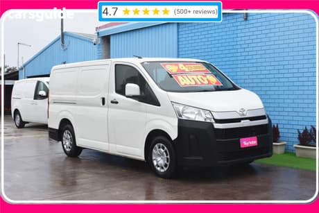 White 2019 Toyota HiAce Van Lwb