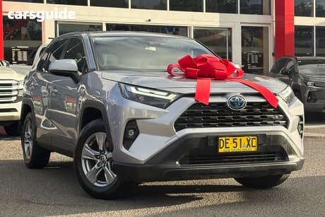 Silver 2022 Toyota RAV4 Wagon Gx (2Wd) Hybrid