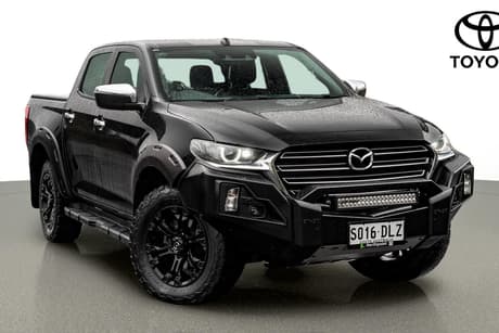 Black 2022 Mazda BT-50 Dual Cab Pick-up Gt (4X4)