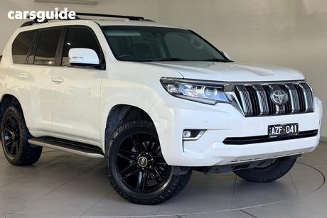 White 2018 Toyota Landcruiser Prado Wagon Kakadu (4X4)