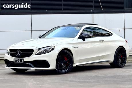White 2018 Mercedes-Benz C63 Coupe S