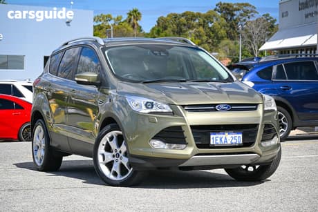 Green 2013 Ford Kuga Wagon Titanium (Awd)