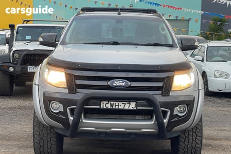 Grey 2014 Ford Ranger Crew Cab Utility Wildtrak 3.2 (4X4)