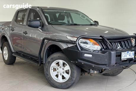 Grey 2016 Mitsubishi Triton Dual Cab Utility Glx Plus (4X4)