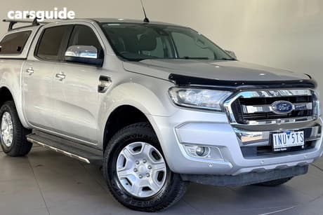 Silver 2018 Ford Ranger Dual Cab Utility Xlt 3.2 (4X4) (5 Yr)