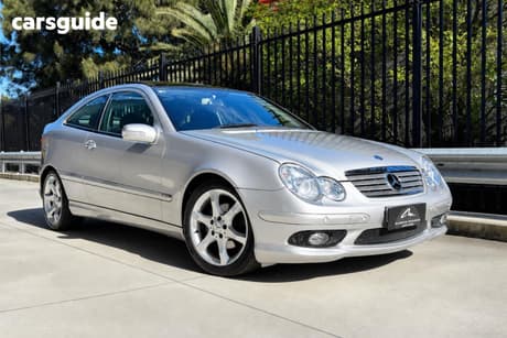 Silver 2007 Mercedes-Benz C180 Coupe Kompressor