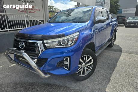 Blue 2018 Toyota Hilux Dual Cab Utility Sr5 (4X4)