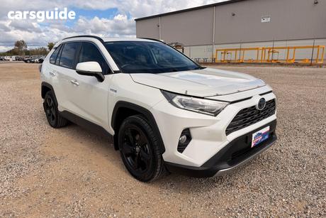 White 2021 Toyota RAV4 Wagon Cruiser (Awd) Hybrid