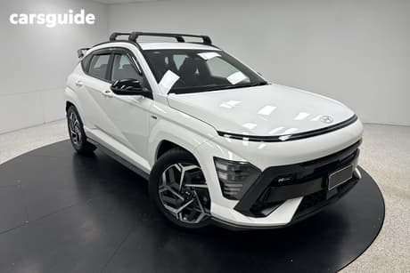White 2023 Hyundai Kona Wagon N Line