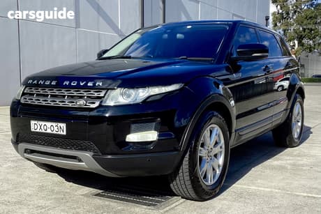 Black 2012 Land Rover Range Rover Evoque Wagon Sd4 Prestige