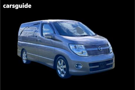 Silver 2008 Nissan Elgrand Wagon