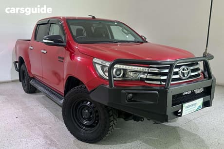Red 2016 Toyota Hilux Dual Cab Utility Sr5 (4X4)