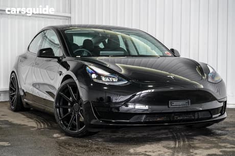 Black 2023 Tesla Model 3 Sedan Rear-Wheel Drive