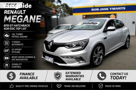 Grey 2016 Renault Megane Hatchback Gt 205