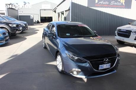 Blue 2015 Mazda 3 Sedan Sp25