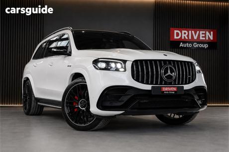 White 2021 Mercedes-Benz GLS63 Wagon 4Matic (Hybrid)