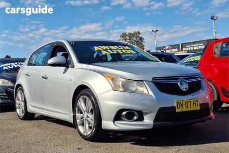 Silver 2014 Holden Cruze Hatchback Sri V
