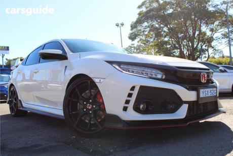 White 2018 Honda Civic Hatchback Type R