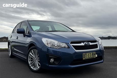 Blue 2012 Subaru Impreza Sedan 2.0I-S (Awd)