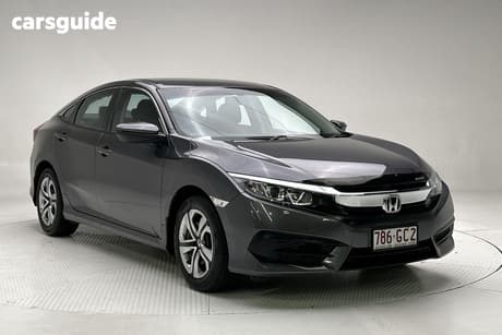 Grey 2018 Honda Civic Sedan Vti