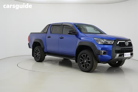 Blue 2022 Toyota Hilux Double Cab Pick Up Rogue (4X4)
