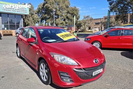Red 2009 Mazda 3 Hatchback Maxx Sport