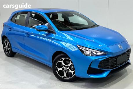 Blue 2024 MG MG3 Hatchback Essence Hybrid+