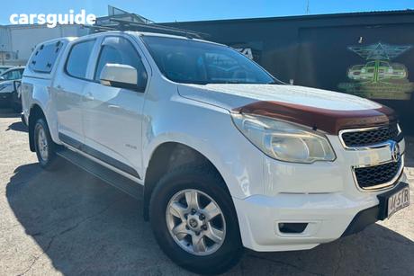 White 2013 Holden Colorado Crew Cab Pickup Lt (4X4)