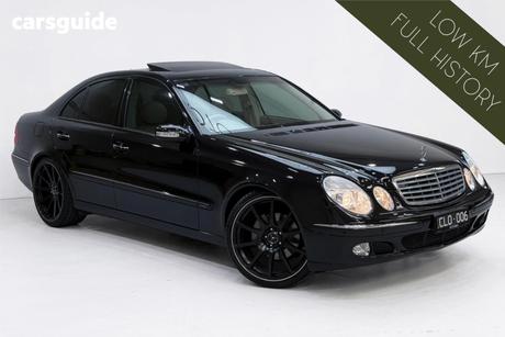Black 2004 Mercedes-Benz E500 Sedan Elegance