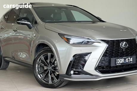 Silver 2025 Lexus NX450H+ Wagon F Sport + Ep2 Phev Awd