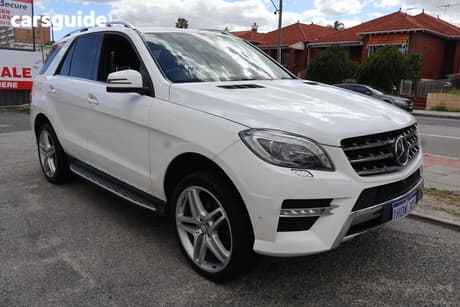 White 2014 Mercedes-Benz ML350 Wagon Cdi Bluetec (4X4)