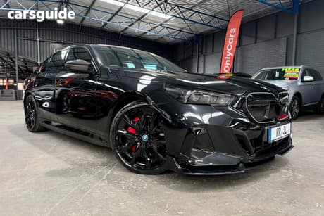 Black 2024 BMW I5 Sedan M60 Xdrive