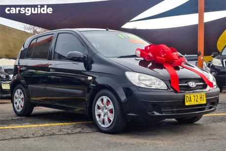 Black 2008 Hyundai Getz Hatchback S