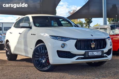 White 2017 Maserati Levante Wagon S Gransport