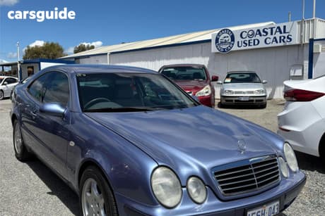 Blue 1997 Mercedes-Benz 230 Coupe CLK 230 CLK 230