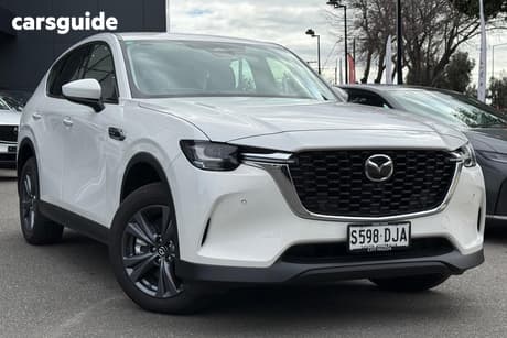 White 2025 Mazda CX-60 Wagon G40E Pure Hybrid