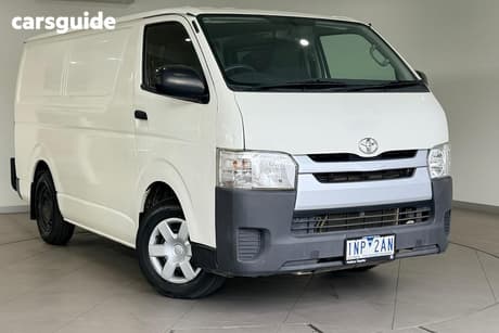 White 2018 Toyota HiAce Van Lwb
