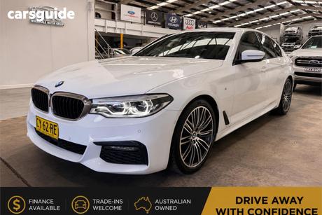 White 2020 BMW 530D Sedan M Sport