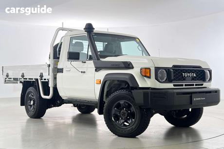 White 2024 Toyota LC MILITARY Ute Tray LC MILITARY GX 4.5L T DIESEL MANUAL SINGLE C/CHASSIS