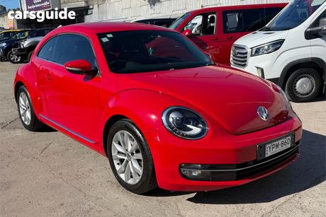 Red 2014 Volkswagen Beetle Hatchback