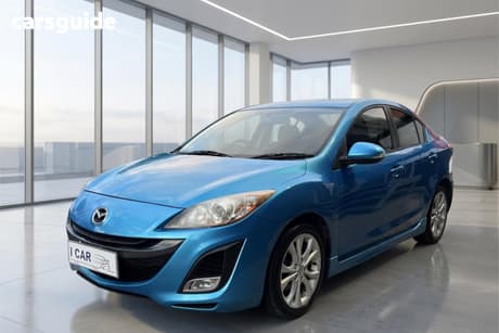 Blue 2009 Mazda 3 Sedan Sp25