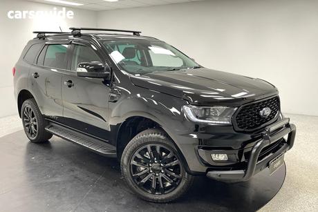 Black 2021 Ford Everest Wagon Sport (4Wd)