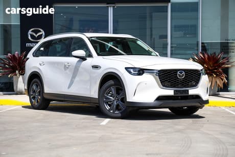 White 2026 Mazda CX-80 Wagon G40E Pure