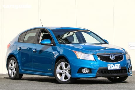 Blue 2011 Holden Cruze Sedan Sri V