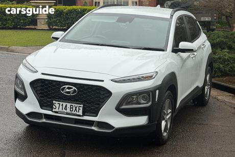 White 2018 Hyundai Kona Wagon Active