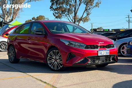 Red 2021 Kia Cerato Hatchback Gt