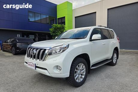White 2017 Toyota Landcruiser Prado Wagon Vx (4X4)