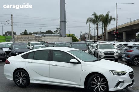 White 2019 Holden Commodore Liftback Rs